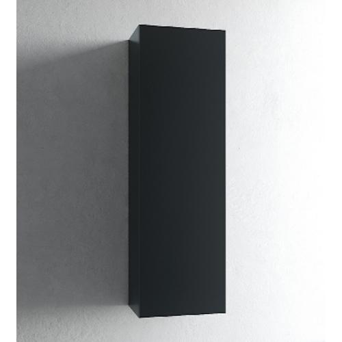 Macro Design Crown Högskåp Utan Lådor 350x350x1600mm Plain Svart Ek