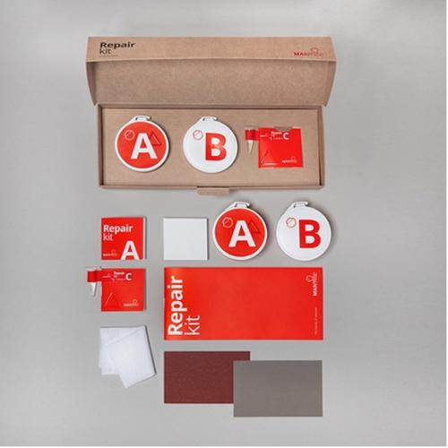 Reparationskit gjutmarmor badkar & tvättställ vit.