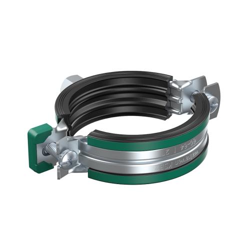 Rörklamma, KSB2 EPDM (M8/10) FZB 40-45mm, Stål/Grön, walraven 3396045