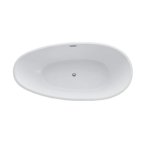 Bathtub Ove Freestanding 1800x900x580mm White Blue Label