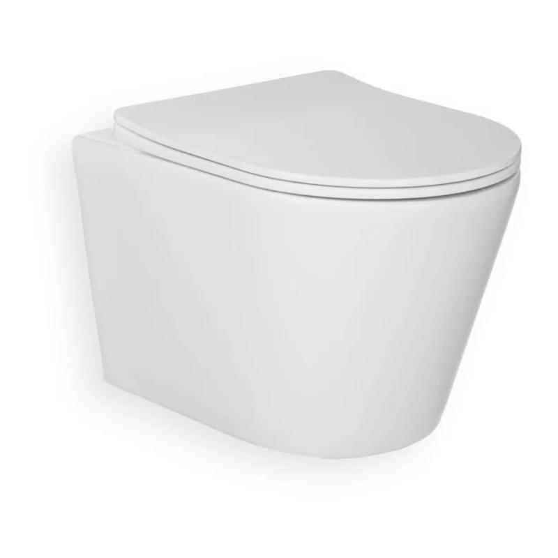 Wc-Stol Vägghängd Hav 485x370x365mm Vit Blue Label