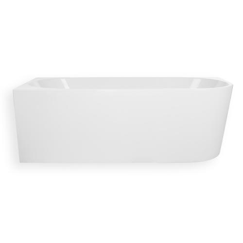 Bathtub Rasmus Left Corner 1700x800x580mm White Blue Label