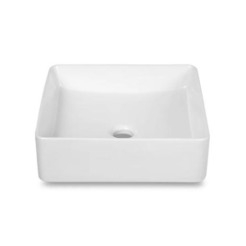 Håndvask Firkant 370x370x130mm Mat Hvid Blue Label