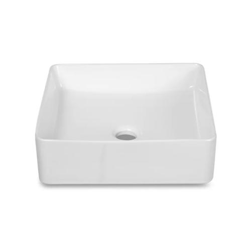 Håndvask Firkant 370x370x130mm Hvid Blue Label