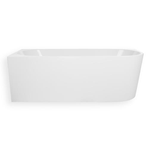 Bathtub Rasmus Left Corner 1800x800mm Matt White Blue Label