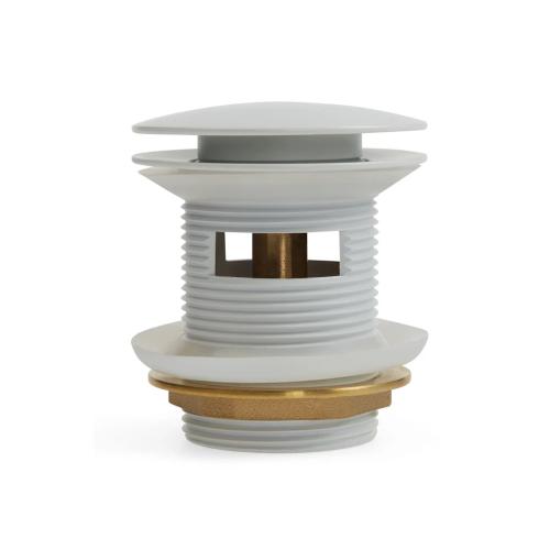 Bundventil Til Badekar Matt Hvid Blue Label