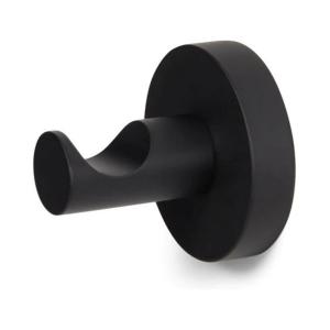 Towel Hook Vida Matt Black Blue Label