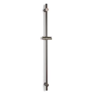 Shower Rod Aalborg 900mm Metallic Grey Blue Label