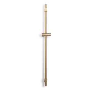 Shower Rod Aalborg 900mm Brushed Gold Blue Label