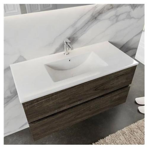 Kommode 2L Med Stativ Denia Midten 1000x500x450mm Mørkebrun Blue Label