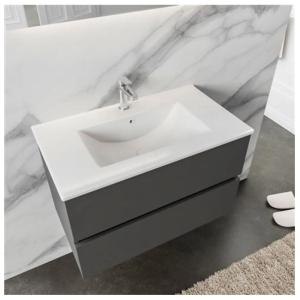 Commode 2L With Stand Denia Center 800x500x450mm Anthracite Blue Label