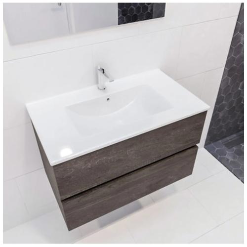 Kommode 2L Med Stativ Denia Center 800x500x450mm Mørkebrun Blue Label​