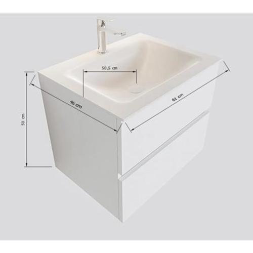 Kommode 2L Med Stativ Denia Center 600x500x450mm Antracit Blue Label