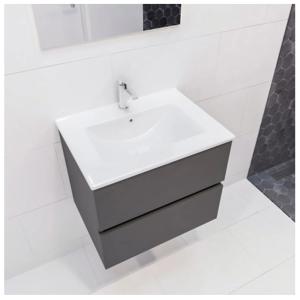 Commode 2L With Stand Denia Center 600x500x450mm Anthracite Blue Label