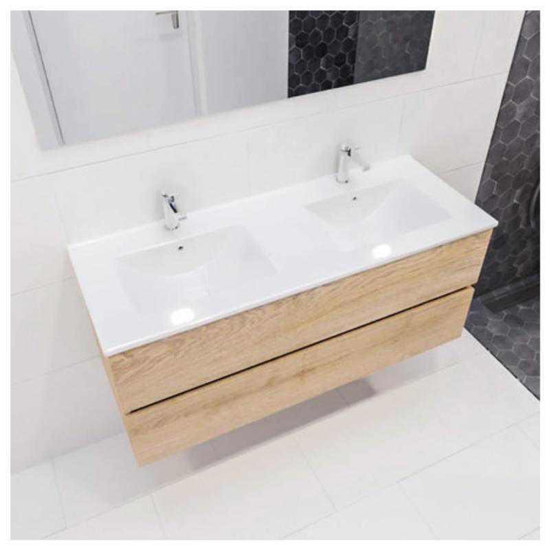 Kommod 2L Med Ställ Denia Dubbel 1200x500x450mm Ek Blue Label