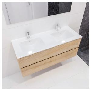 Commode 2L With Stand Denia Double 1200x500x450mm Oak Blue Label