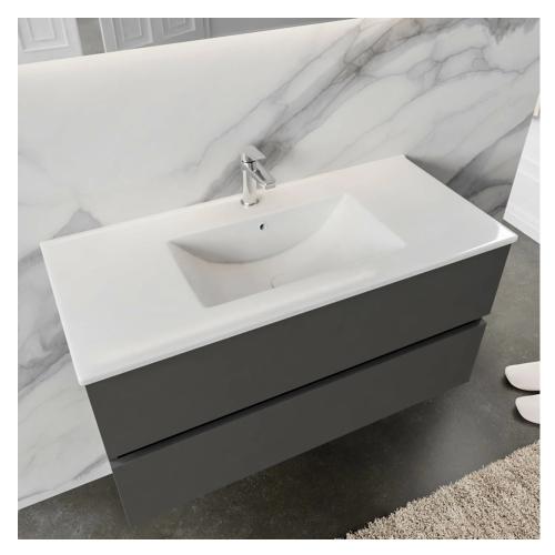 Kommode 2L Med Stativ Denia Midten 1000x500x450mm Antracit Blue Label