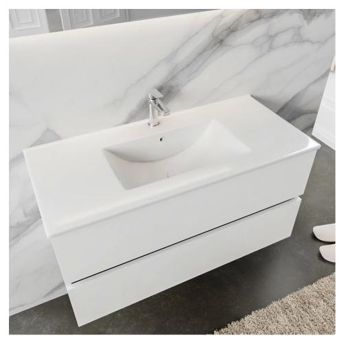 Kommode 2L Med Stand Denia Vante 1000x500x450mm Mat Hvid Blue Label