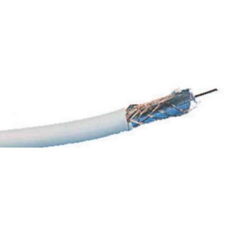 Antennkabel Koaxial 10m Vit Gelia