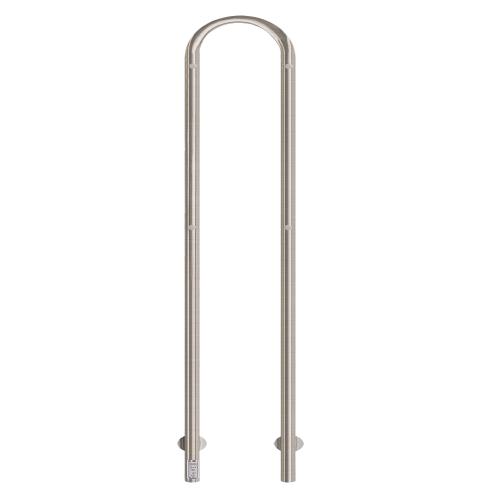 Duo Plus Håndklædetørrer 1480x190mm, Børstet Stål, Kriss