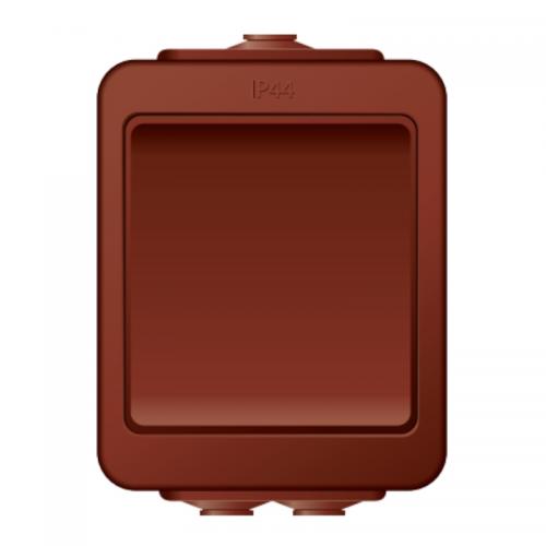 Strömställare 1Pol/Trapp Kapslad Faluröd