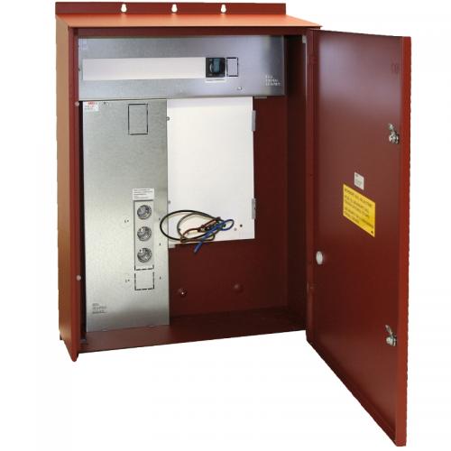 Mätarskåp Utvändigt 25A 1-plats Faluröd