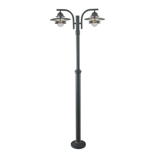 OSLO STOLPE 2X75W E27 SVART