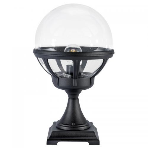 Bologna Portstolpe E27 Svart/Klar Norlys 312B