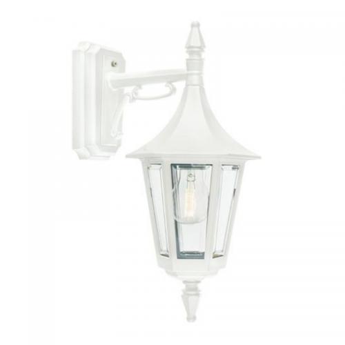Väggarmatur Rimini Ned, Vit, E27, Norlys 2591W