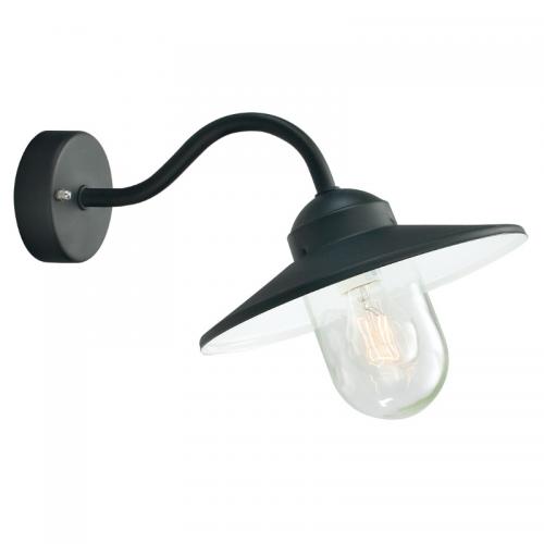 Väggarmatur Stallykta Karlstad, Svart, E27, Norlys 230B