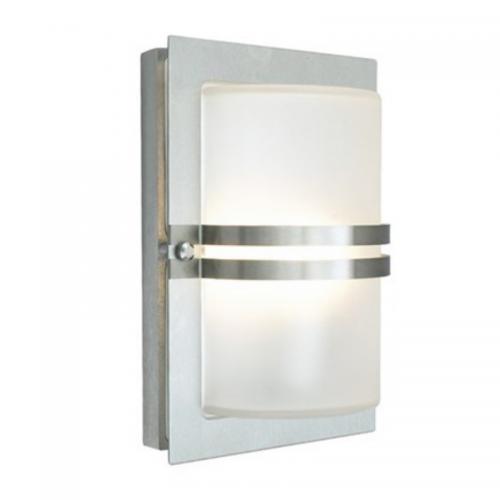 BASEL VÄGG 75W E27 STÅL/OPAL