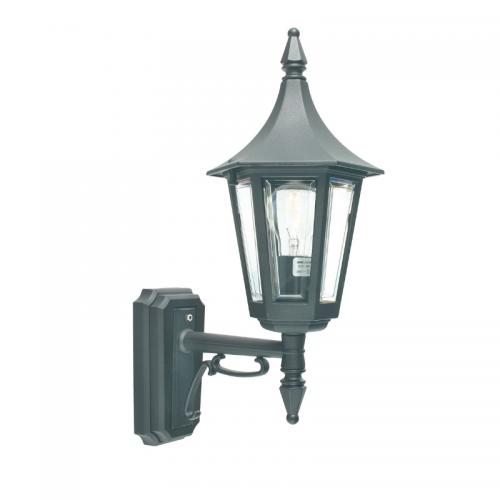 Väggarmatur Rimini upp Svart Norlys 259B