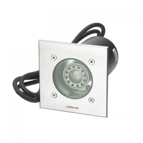 Markarmatur Rena GU10 Stål/Klart Norlys 1551ST