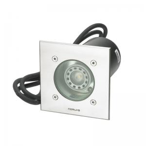 Markarmatur Rena GU10 Stål/Klart Norlys 1551ST