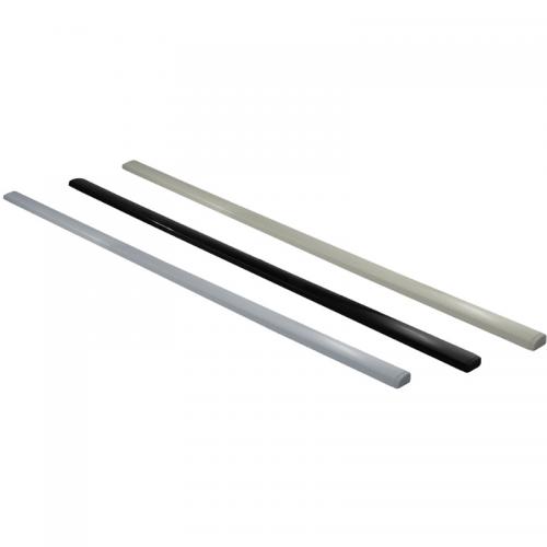 Frontlist 600 mm Franke Svart