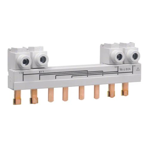 Isoleret Samleskinne  4Polet Skift Over 63-80A Hager