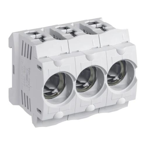 Plast Sikringssokkel Med Klemme D02 3Polet 63A 400V Hager