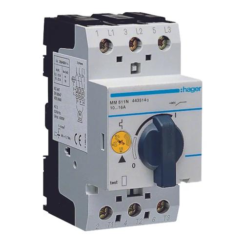 Motorbeskyttelsesstrømafbryder 3Polet 16A 690V IP20 Hager