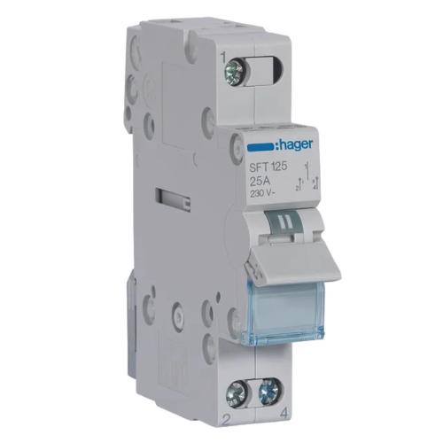 Center Off Modulær Skift 1Polet 25A 230V IP20 Hager