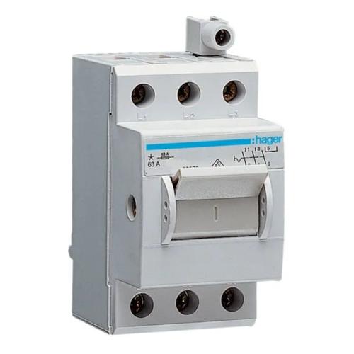 Kompakt Skifte 3Polet 63A 500V IP20 Hager