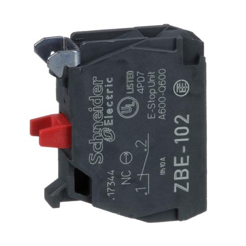 Enkelt Kontakt Blok Harmony ZB XB5 Sølvlegering Schneider Electric