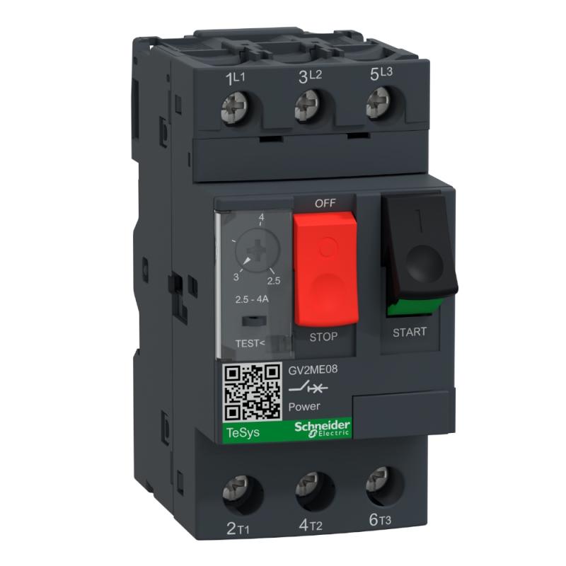 TeSys GV-Motorströmbrytare 3Poler 2,5-4A 230-690V IP20 Schneider Electric