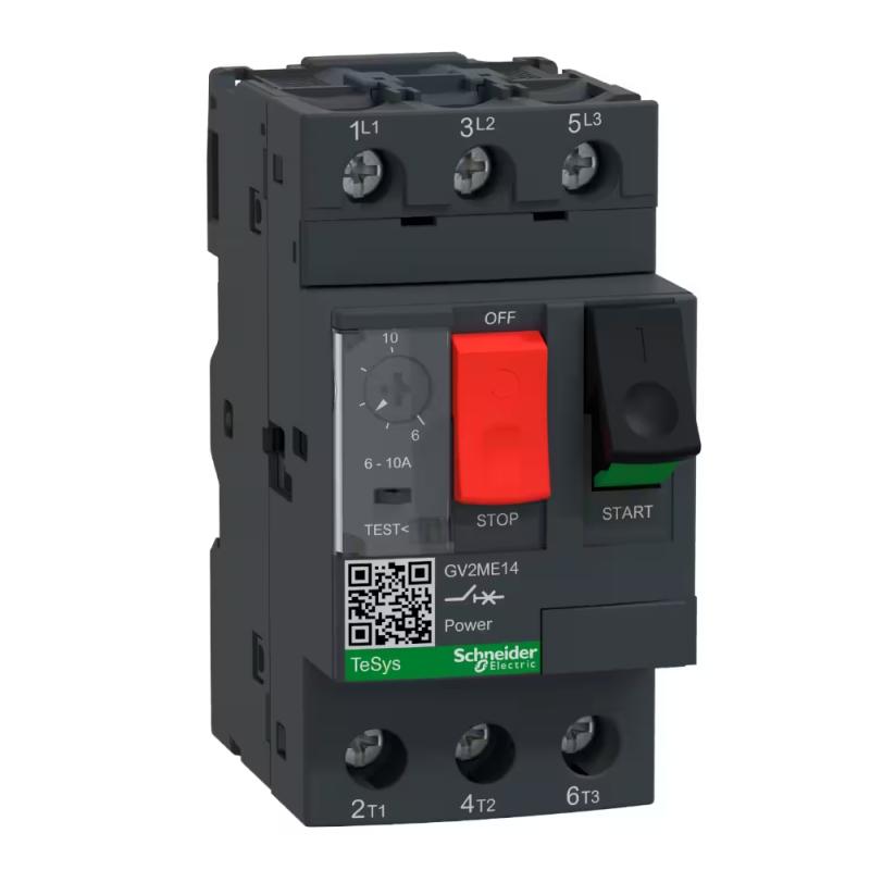 TeSys Deca Termisk Magnetisk Motorströmbrytare 3Poler 6-10A 230-690V IP20 Schneider Electric