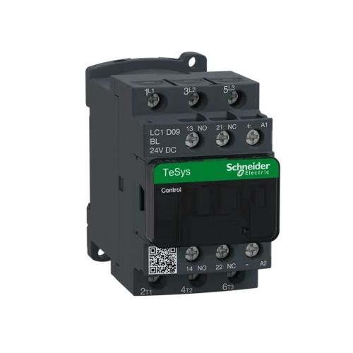 TeSys Deca Kontaktor 3Poler 440V 9A 24VDC Spole Schneider Electric