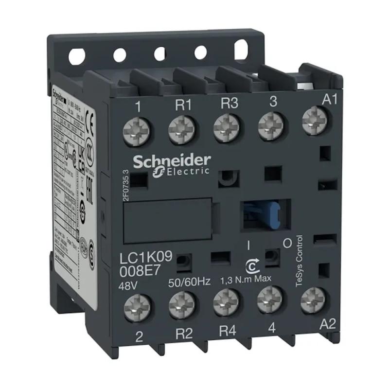 TeSys K Kontaktor 4Poler AC-1 440V 20A 48VAC Spole Schneider Electric