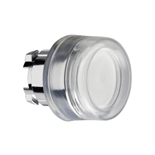 Oplyst Trykknaphoved Harmony XB4 22mm Hvid Schneider Electric