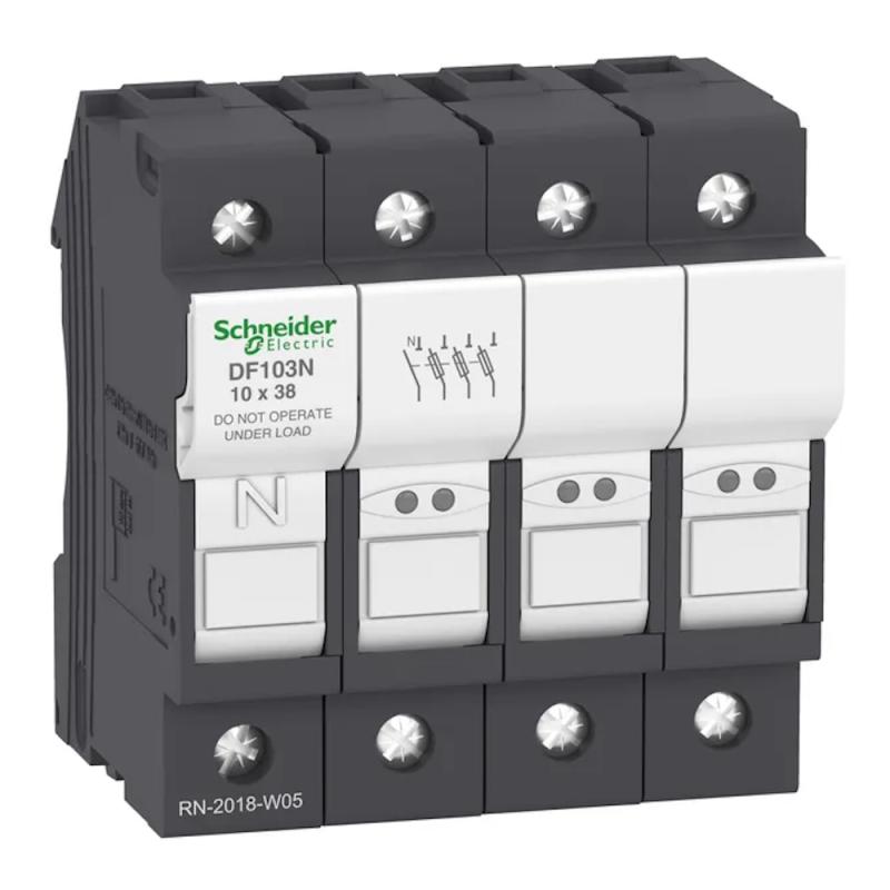 TeSys DF Säkringshållare 3Poler+N 32A 690V IP20 Schneider Electric
