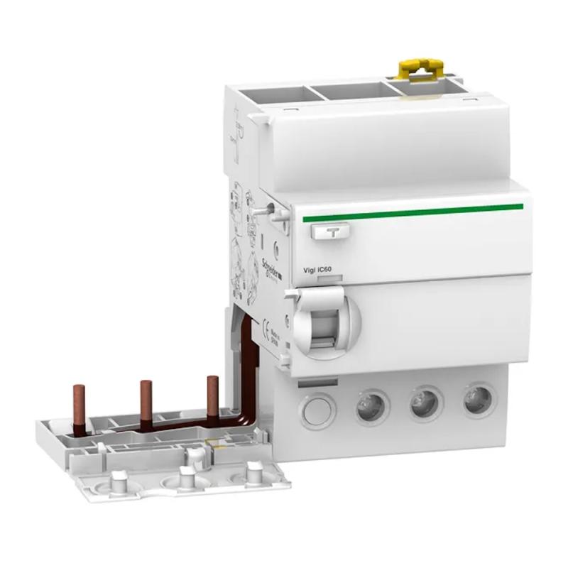 Jordläckage Tilläggsblock Vigi iC60 3Poler AC-Typ 40A 500V IP20 Schneider Electric