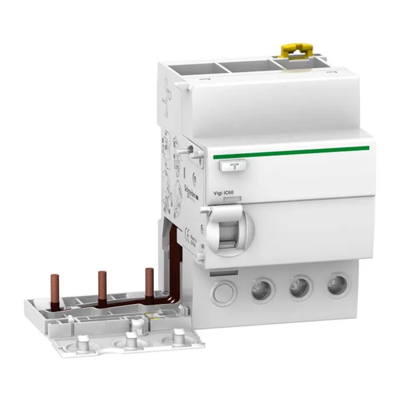 Jordläckage Tilläggsblock Vigi iC60 3Poler 63A 500V 300mA IP20 Schneider Electric