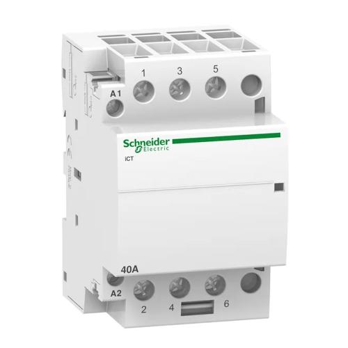 Kontaktor iCT 3Polet 40A 10500W 220-240VAC IP20 Schneider Electric